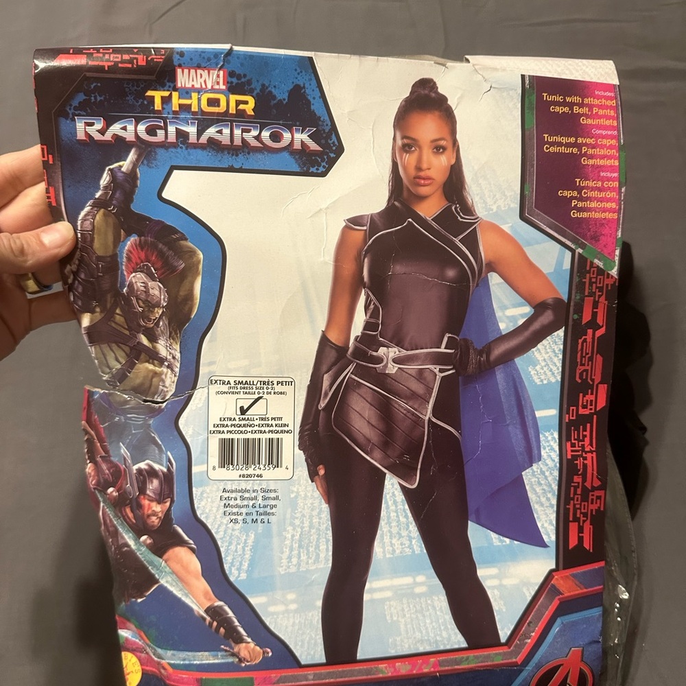 Marvel Thor Ragnarok Valkyrie Costume - Black